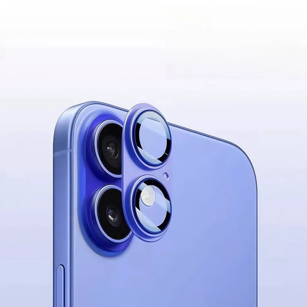 Metal Camera Glass Protector for iPhone 16 Plus – Alloy Ring Back Cover for iPhone 16+ Camera Lens Accessories - RELUX.STORE