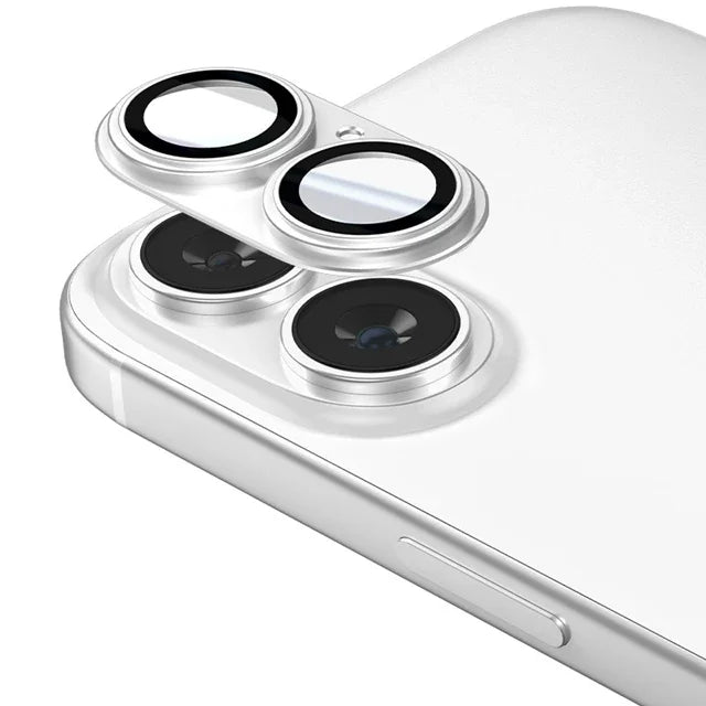 Metal Camera Glass Protector for iPhone 16 Plus – Alloy Ring Back Cover for iPhone 16+ Camera Lens Accessories - RELUX.STORE