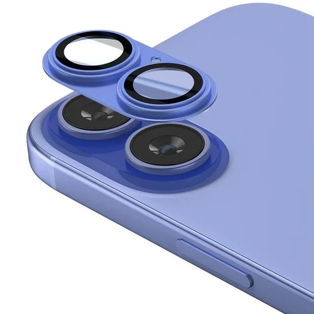 Metal Camera Glass Protector for iPhone 16 Plus – Alloy Ring Back Cover for iPhone 16+ Camera Lens Accessories - RELUX.STORE