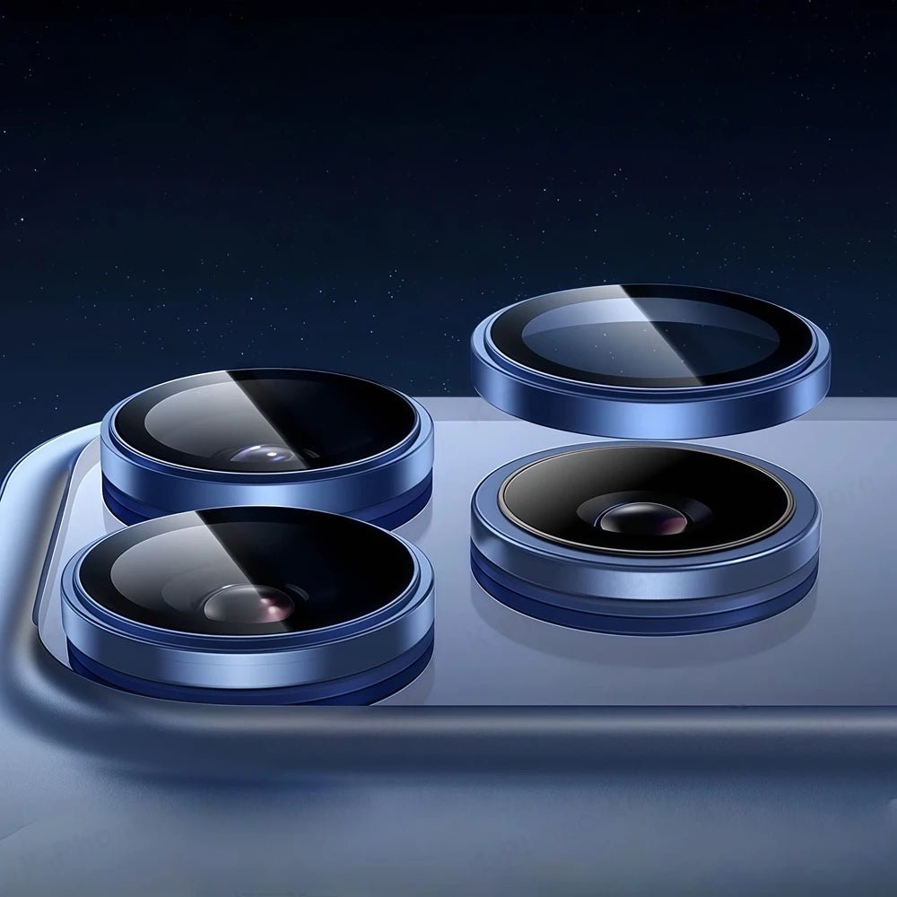 π± Metal Glass Camera Lens Protector for iPhone 17 Pro / 17 Pro Max β Tempered Glass & Metal Ring Lens Cover β¨ - RELUX.STORE
