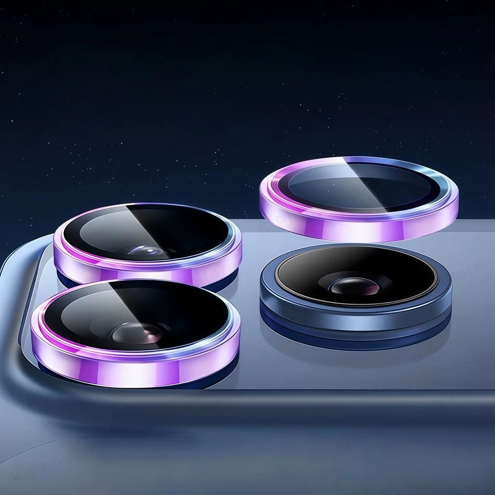 π± Metal Glass Camera Lens Protector for iPhone 17 Pro / 17 Pro Max β Tempered Glass & Metal Ring Lens Cover β¨ - RELUX.STORE