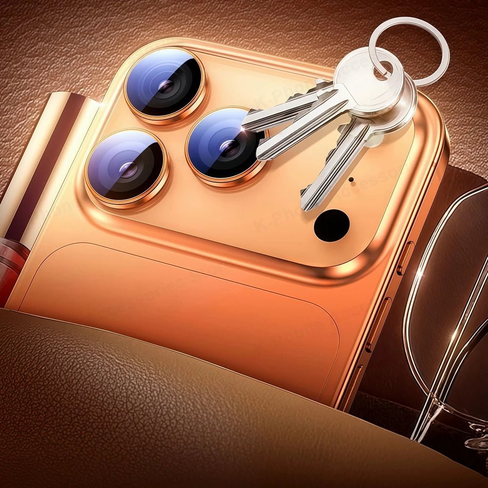 π± Metal Glass Camera Lens Protector for iPhone 17 Pro / 17 Pro Max β Tempered Glass & Metal Ring Lens Cover β¨ - RELUX.STORE
