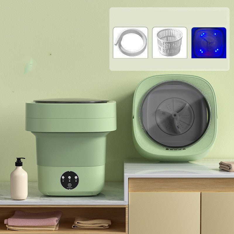 Mini Foldable Washing Machine Portable Mini Socks Underwear Panties Washing Machine Big Capacity 3 Models With Spinning Dry Gadgets - RELUX.STORE