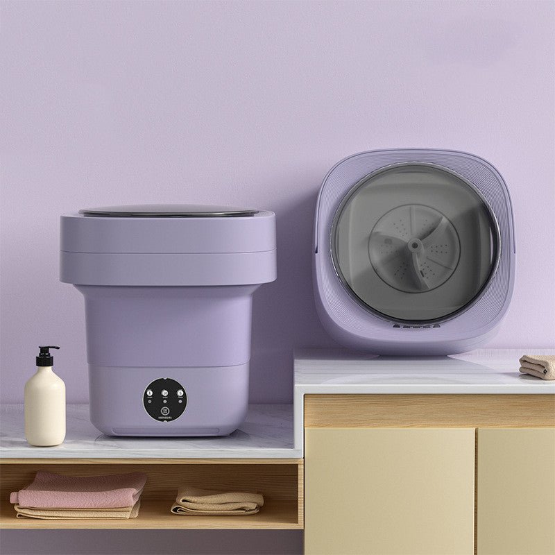Mini Foldable Washing Machine Portable Mini Socks Underwear Panties Washing Machine Big Capacity 3 Models With Spinning Dry Gadgets - RELUX.STORE