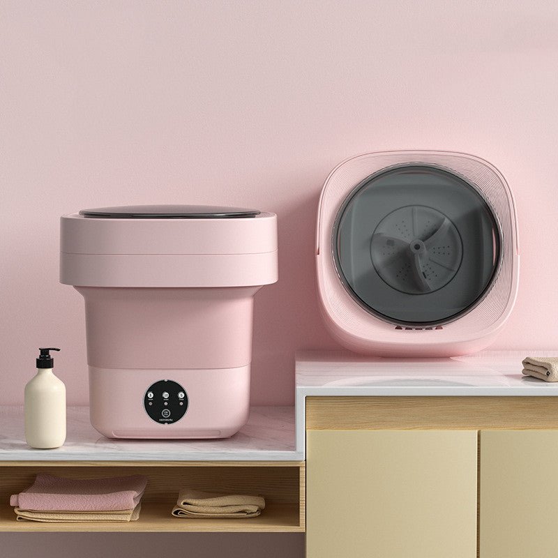 Mini Foldable Washing Machine Portable Mini Socks Underwear Panties Washing Machine Big Capacity 3 Models With Spinning Dry Gadgets - RELUX.STORE