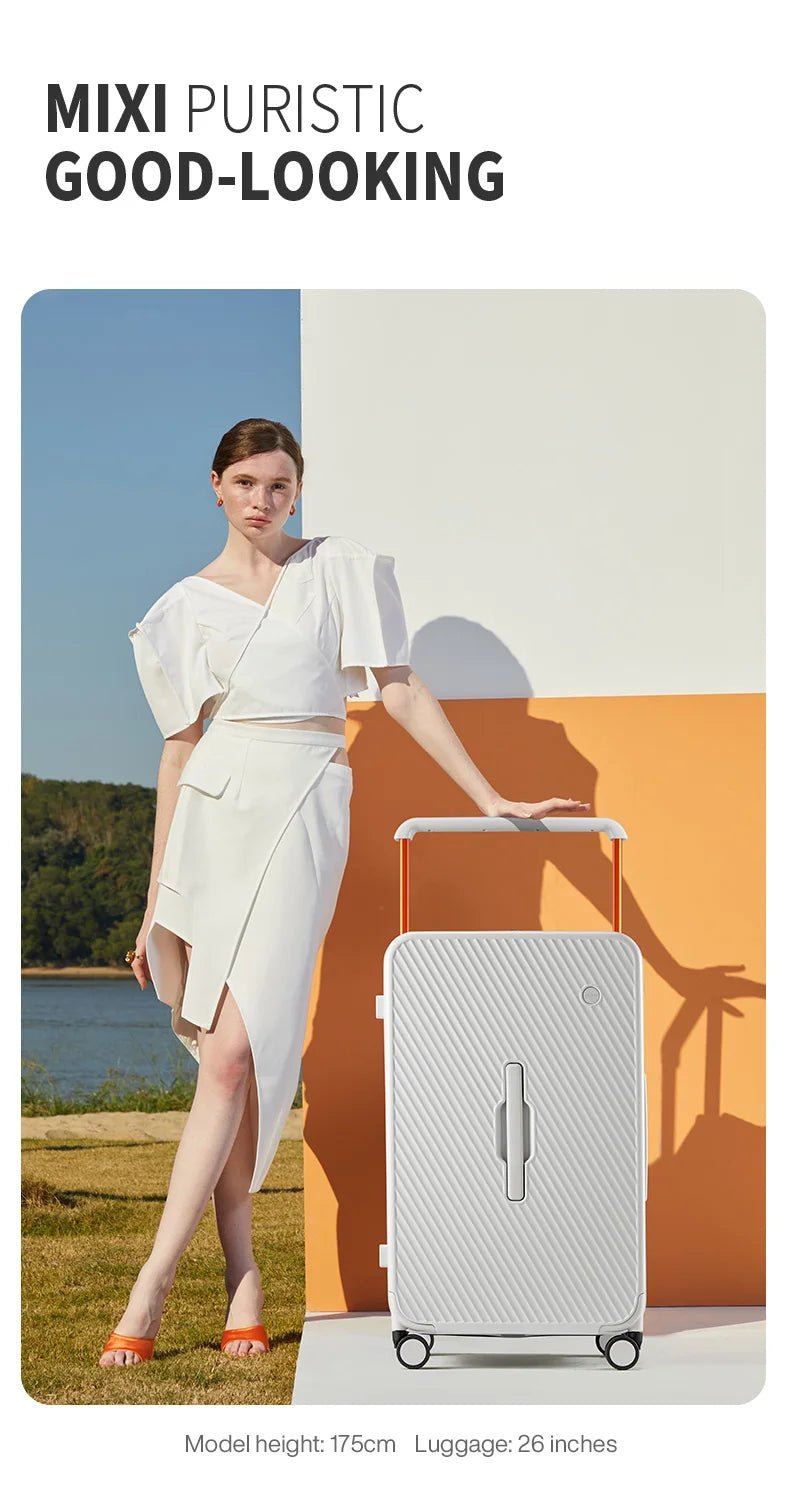 Mixi Large - Capacity Suitcase Trolley Case 26inch Checked in Hardside Rolling Wheels Luggage Wide Handle Travel Suitcases M9276DH - RELUX.STOREMixi Large - Capacity Suitcase Trolley Case 26inch Checked in Hardside Rolling Wheels Luggage Wide Handle Travel Suitcases M9276DH