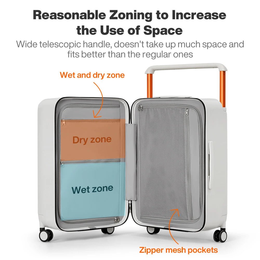 Mixi Large - Capacity Suitcase Trolley Case 26inch Checked in Hardside Rolling Wheels Luggage Wide Handle Travel Suitcases M9276DH - RELUX.STOREMixi Large - Capacity Suitcase Trolley Case 26inch Checked in Hardside Rolling Wheels Luggage Wide Handle Travel Suitcases M9276DH