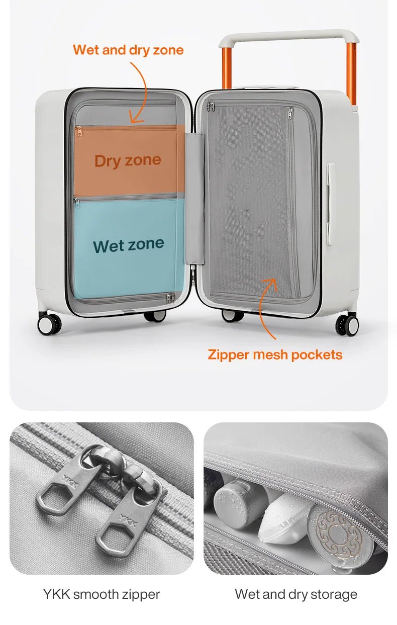 Mixi Large - Capacity Suitcase Trolley Case 26inch Checked in Hardside Rolling Wheels Luggage Wide Handle Travel Suitcases M9276DH - RELUX.STOREMixi Large - Capacity Suitcase Trolley Case 26inch Checked in Hardside Rolling Wheels Luggage Wide Handle Travel Suitcases M9276DH