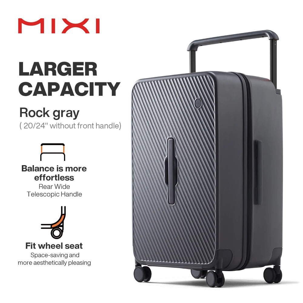 Mixi Large - Capacity Suitcase Trolley Case 26inch Checked in Hardside Rolling Wheels Luggage Wide Handle Travel Suitcases M9276DH - RELUX.STOREMixi Large - Capacity Suitcase Trolley Case 26inch Checked in Hardside Rolling Wheels Luggage Wide Handle Travel Suitcases M9276DH
