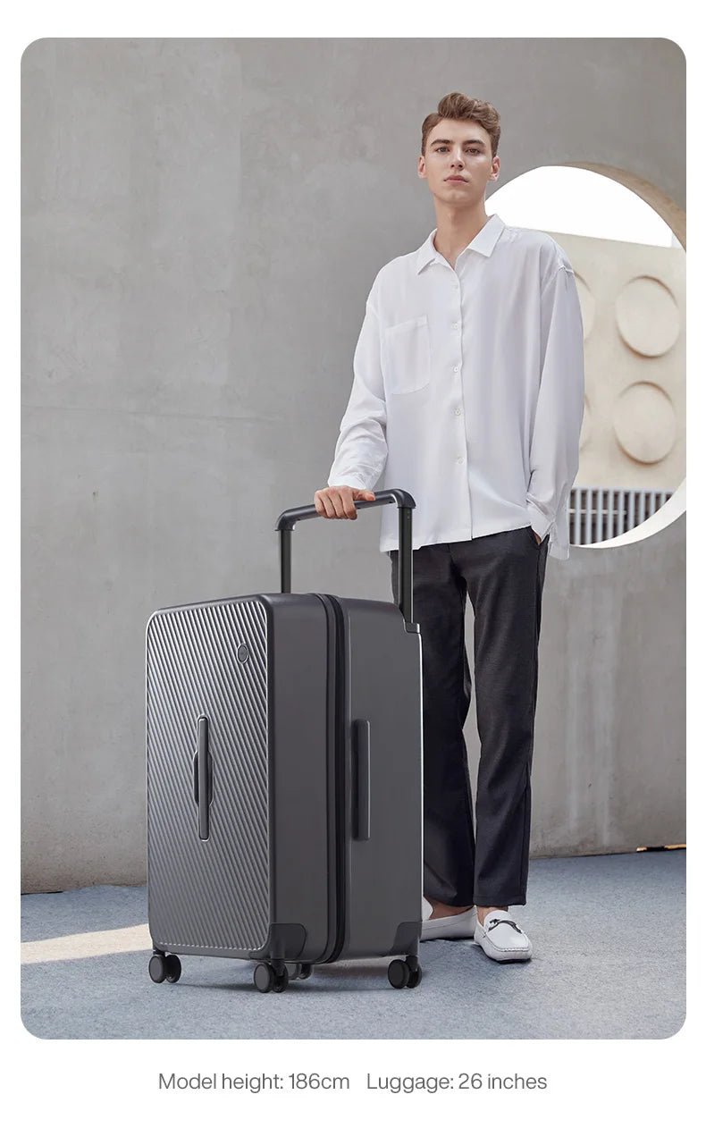 Mixi Large - Capacity Suitcase Trolley Case 26inch Checked in Hardside Rolling Wheels Luggage Wide Handle Travel Suitcases M9276DH - RELUX.STOREMixi Large - Capacity Suitcase Trolley Case 26inch Checked in Hardside Rolling Wheels Luggage Wide Handle Travel Suitcases M9276DH