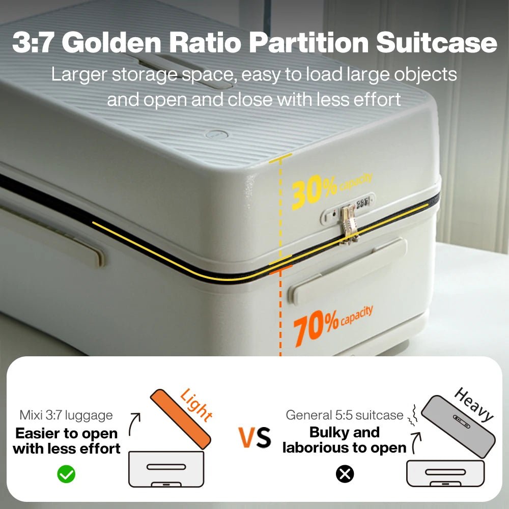 Mixi Large - Capacity Suitcase Trolley Case 26inch Checked in Hardside Rolling Wheels Luggage Wide Handle Travel Suitcases M9276DH - RELUX.STOREMixi Large - Capacity Suitcase Trolley Case 26inch Checked in Hardside Rolling Wheels Luggage Wide Handle Travel Suitcases M9276DH
