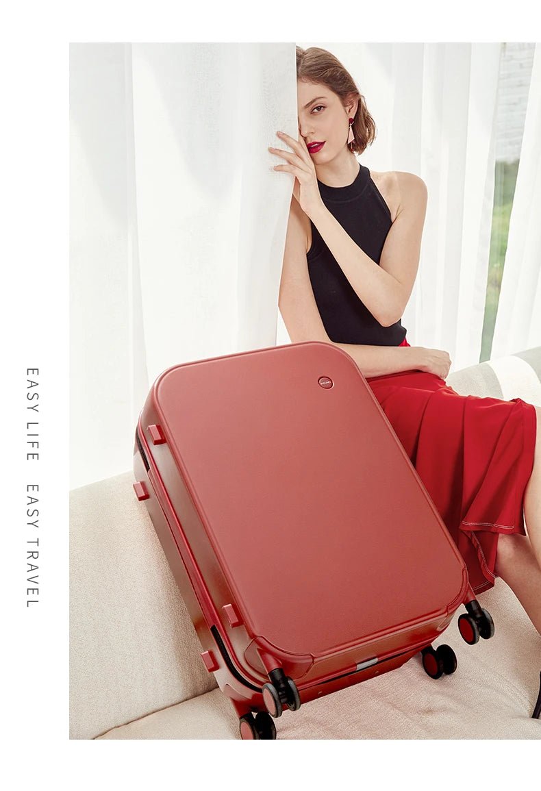Mixi Patent Design Travel Luggage Women Men Suitcase On Wheels Spinner Trolley Case Bag 18" Carry On 20" 24" Check In 100% PC - RELUX.STOREMixi Patent Design Travel Luggage Women Men Suitcase On Wheels Spinner Trolley Case Bag 18" Carry On 20" 24" Check In 100% PC