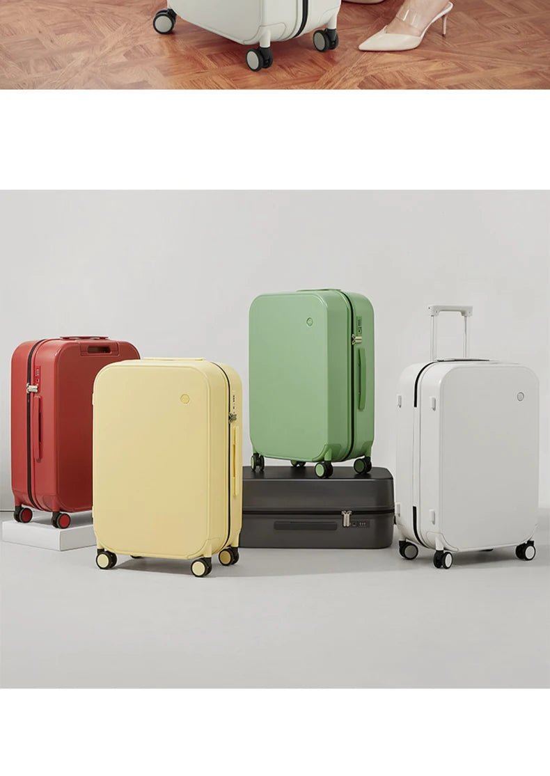 Mixi Patent Design Travel Luggage Women Men Suitcase On Wheels Spinner Trolley Case Bag 18" Carry On 20" 24" Check In 100% PC - RELUX.STOREMixi Patent Design Travel Luggage Women Men Suitcase On Wheels Spinner Trolley Case Bag 18" Carry On 20" 24" Check In 100% PC