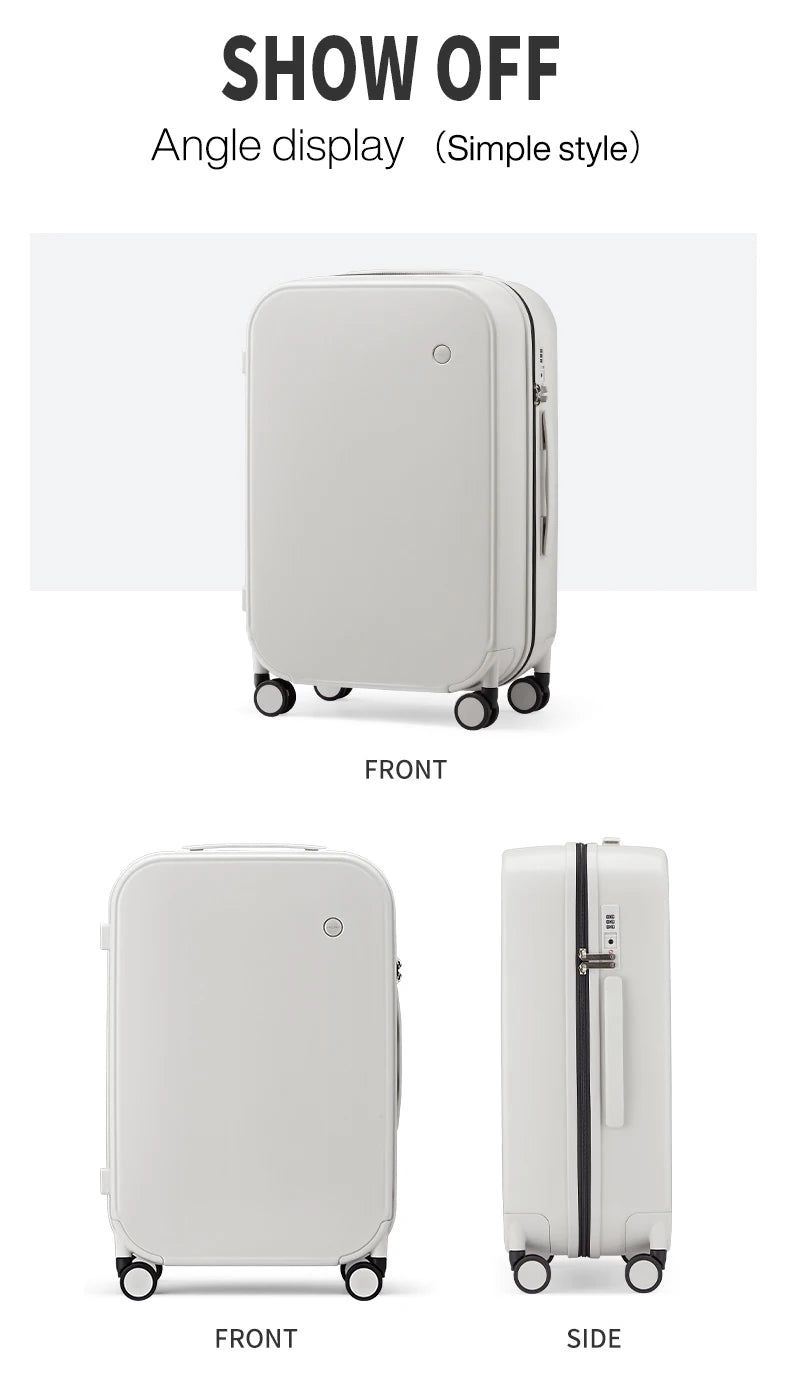 Mixi Patent Design Travel Luggage Women Men Suitcase On Wheels Spinner Trolley Case Bag 18" Carry On 20" 24" Check In 100% PC - RELUX.STOREMixi Patent Design Travel Luggage Women Men Suitcase On Wheels Spinner Trolley Case Bag 18" Carry On 20" 24" Check In 100% PC