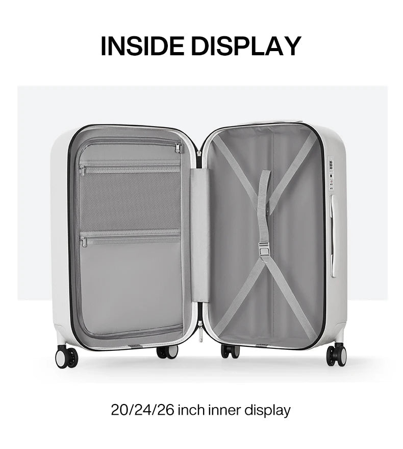 Mixi Patent Design Travel Luggage Women Men Suitcase On Wheels Spinner Trolley Case Bag 18" Carry On 20" 24" Check In 100% PC - RELUX.STOREMixi Patent Design Travel Luggage Women Men Suitcase On Wheels Spinner Trolley Case Bag 18" Carry On 20" 24" Check In 100% PC