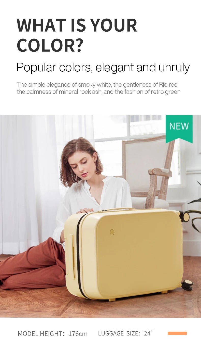 Mixi Patent Design Travel Luggage Women Men Suitcase On Wheels Spinner Trolley Case Bag 18" Carry On 20" 24" Check In 100% PC - RELUX.STOREMixi Patent Design Travel Luggage Women Men Suitcase On Wheels Spinner Trolley Case Bag 18" Carry On 20" 24" Check In 100% PC