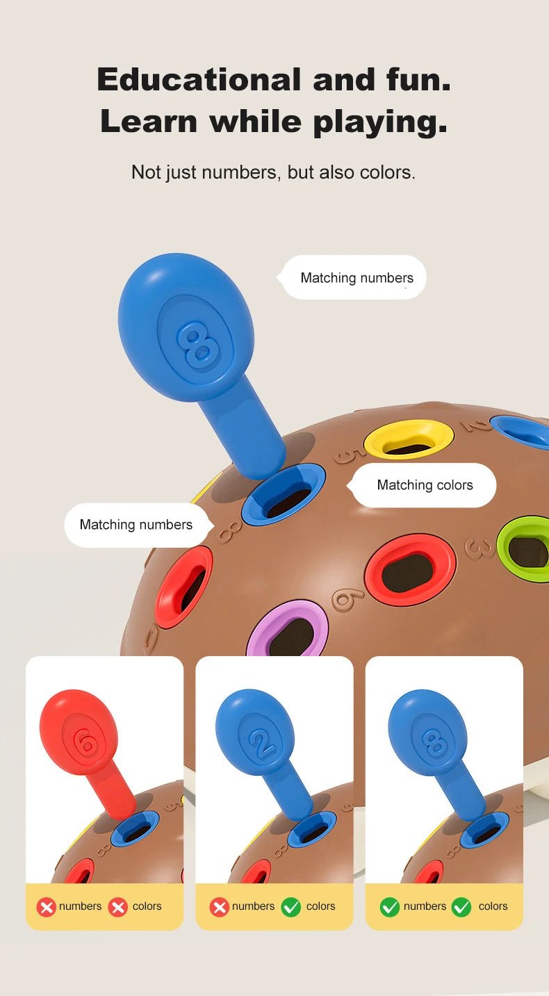 “Montessori Baby Hedgehog Toy – Fine Motor Sensory & Concentration Training Educational Toy for Toddlers, Birthday Gift for Kids” - RELUX.STORE