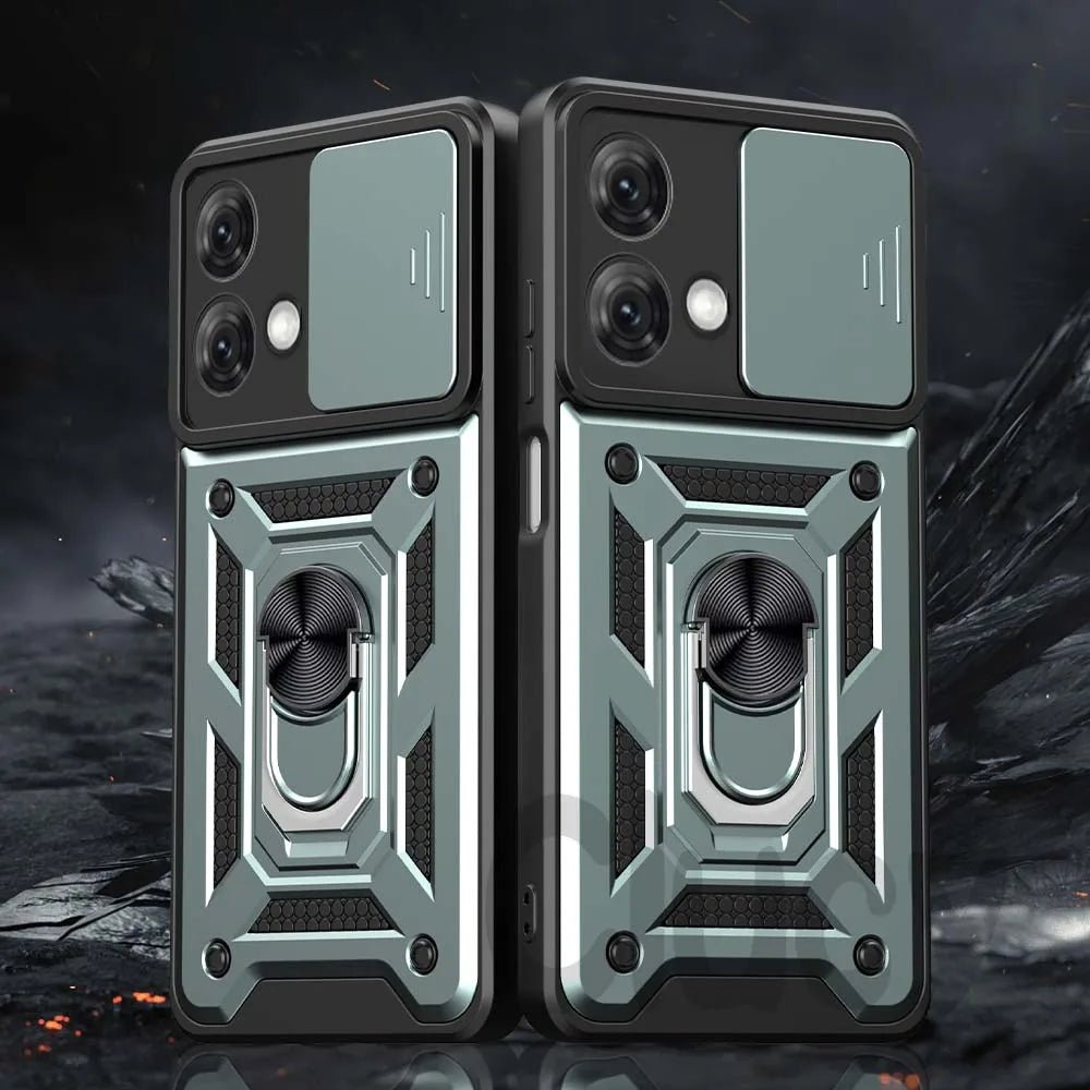 Motorola Moto G Series Shockproof Armor Case – Slide Camera Protective Cover for G84/G54/G34/G14/G53/G62/G42/G10/G20/G30/E22i/E20/E30/E40 - RELUX.STORE