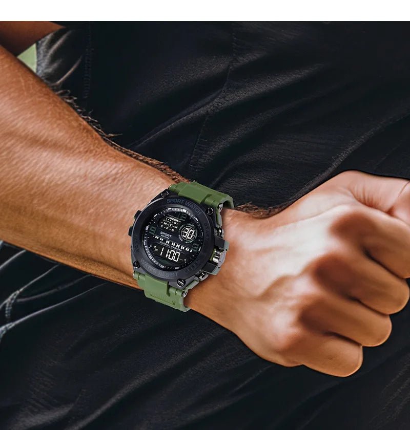Multifunction Men's Sports Watch Waterproof Luminous Alarm Clock Outdoor Fitness Digital Watch Electronic Wristwatch for Man Kid - RELUX.STORE