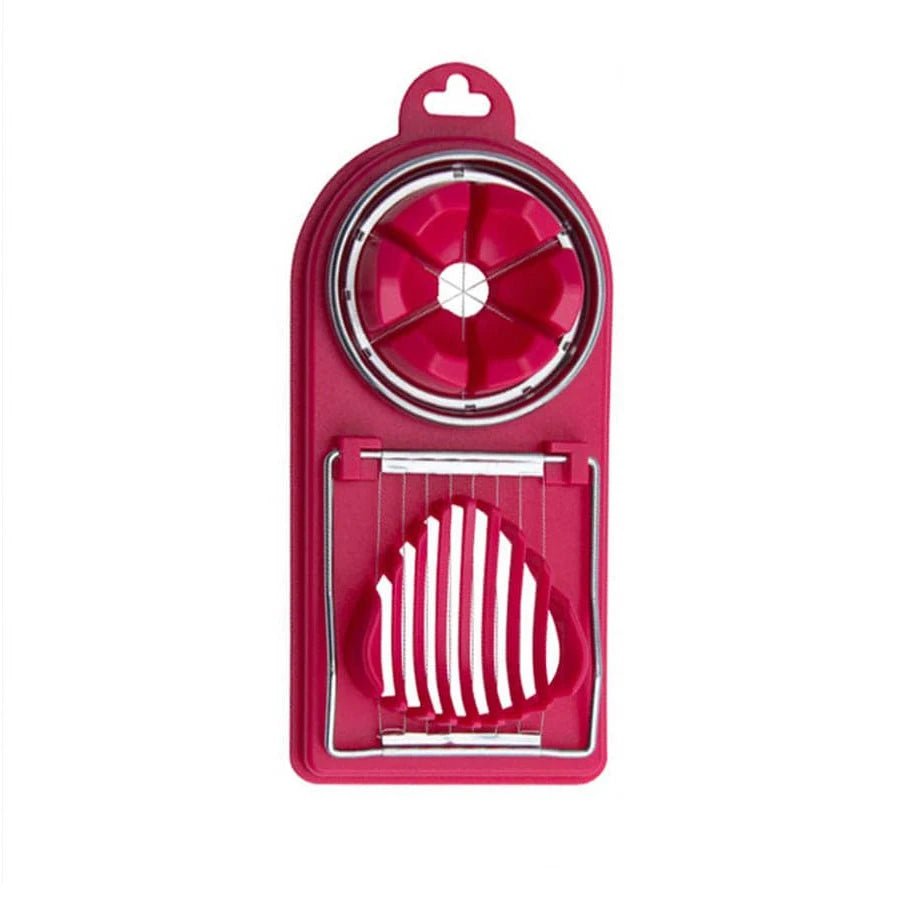Multifunctional PP Base egg cutter 2 - in - 1 stainless steel wire pull egg cutter for hanging high - quality kitchen accessory tools - RELUX.STORE