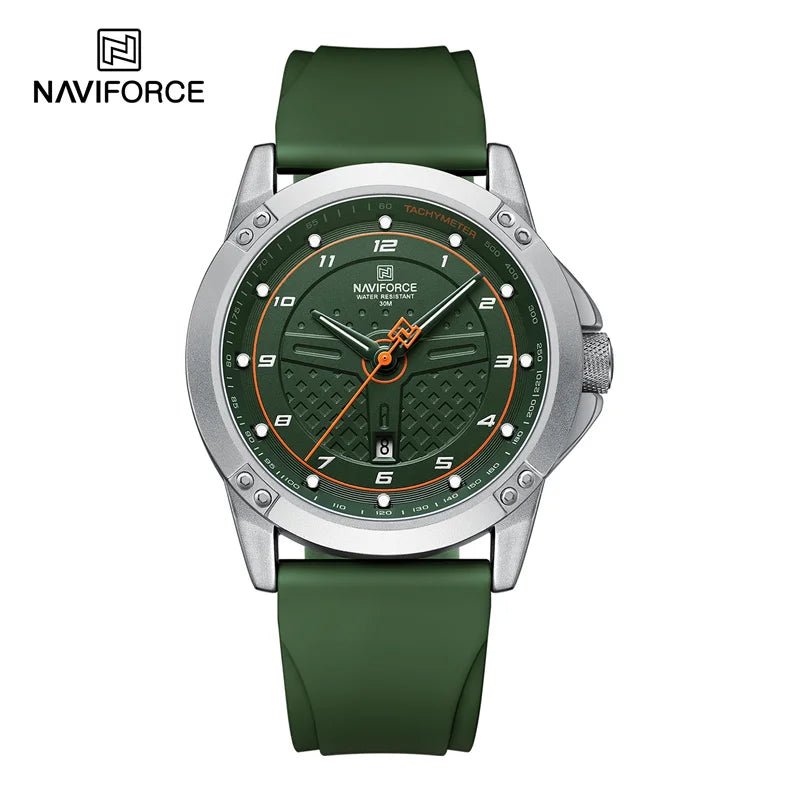 NAVIFORCE Casual Quartz Wristwatch Fashion Waterproof Men's Watches Sport Silicone Strap Male Luminous Clock Relogio Masculino - RELUX.STORE
