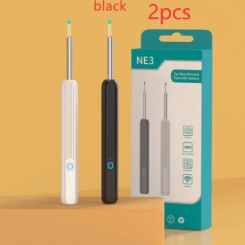 "NE3 Wireless Ear Cleaner Otoscope with Camera & LED Light – Smart Ear Wax Removal Endoscope Kit for iPhone & Android" - RELUX.STORE