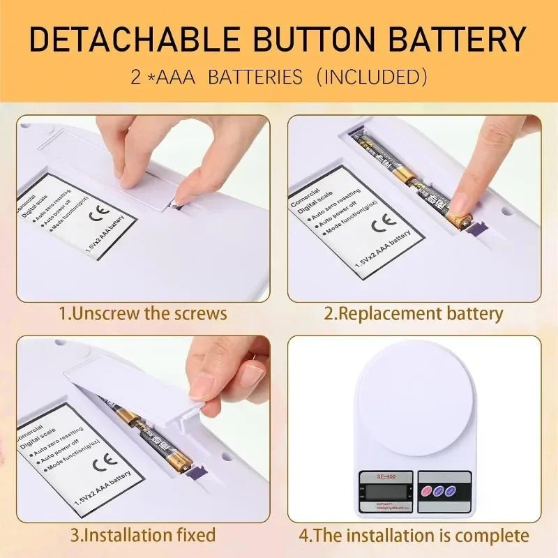 New Arrival Food Scale Digital Electronic Kitchen Weighing Kitchen Scale for Baking Food Scale Household Kitchen Baking Tools - RELUX.STORE