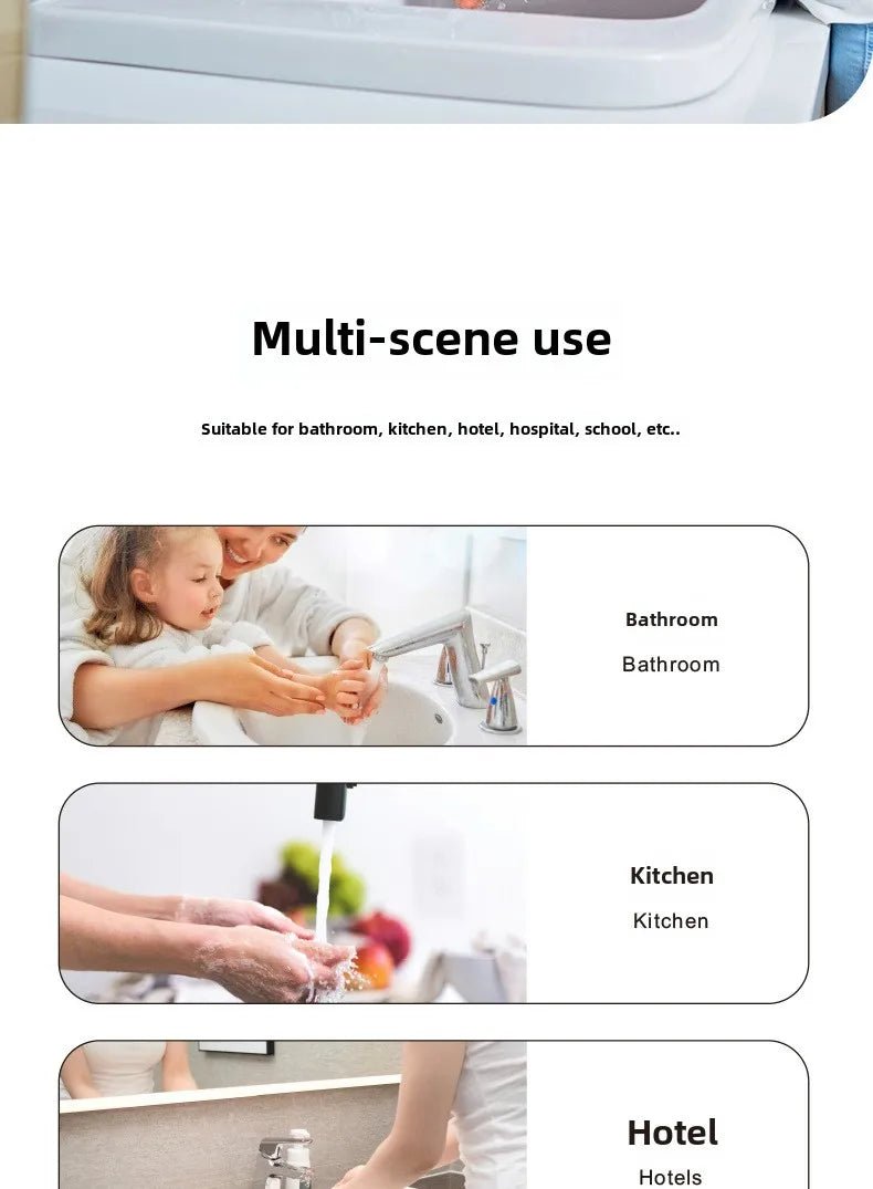 New intelligent induction multi gear contactless wall mounted vertical hand sanitizer rechargeable soap dispenser foam machine - RELUX.STORE