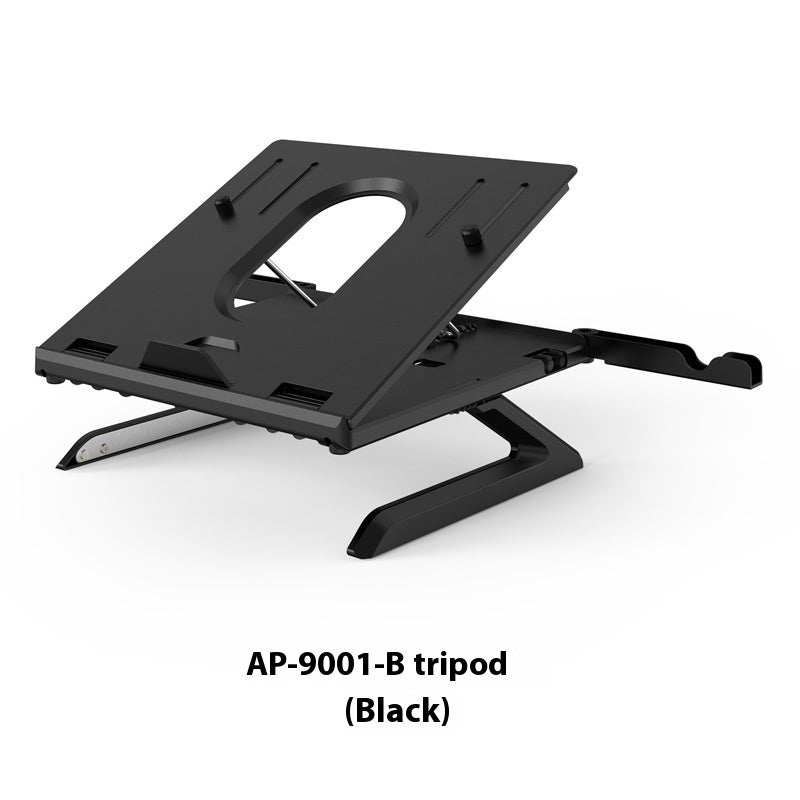 New Laptop Stand Multifunctional Folding Lift Portable Laptop Stand Monitor Increase Rack Aluminum Alloy Base - RELUX.STORE