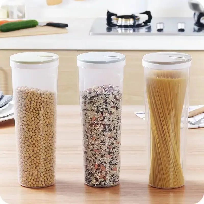 Noodles Sealed Can Kitchen Accessories Food Grade Plastic Kitchen Storage & Organization Quantitative Divided Can Storage Box - RELUX.STORE