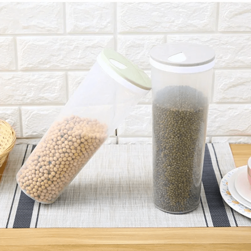 Noodles Sealed Can Kitchen Accessories Food Grade Plastic Kitchen Storage & Organization Quantitative Divided Can Storage Box - RELUX.STORE