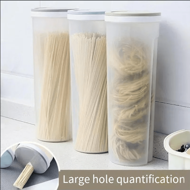 Noodles Sealed Can Kitchen Accessories Food Grade Plastic Kitchen Storage & Organization Quantitative Divided Can Storage Box - RELUX.STORE