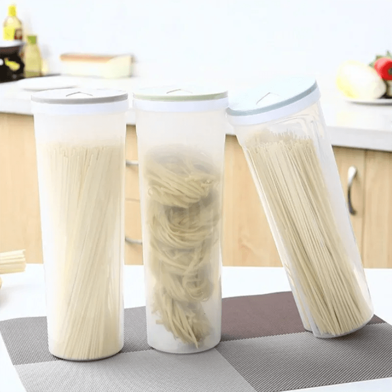 Noodles Sealed Can Kitchen Accessories Food Grade Plastic Kitchen Storage & Organization Quantitative Divided Can Storage Box - RELUX.STORE