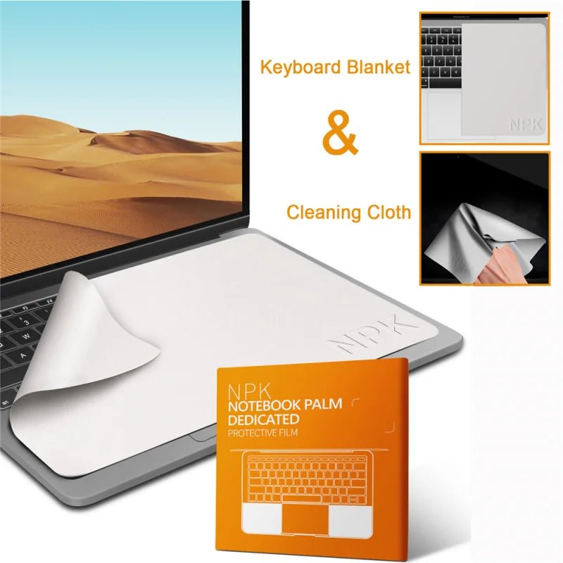 Notebook Protective Palm Keyboard Blanket Cover Microfiber Dustproof Film Laptop Screen Cleaning Cloth Macbook Pro 13/15/16 Inch - RELUX.STORE