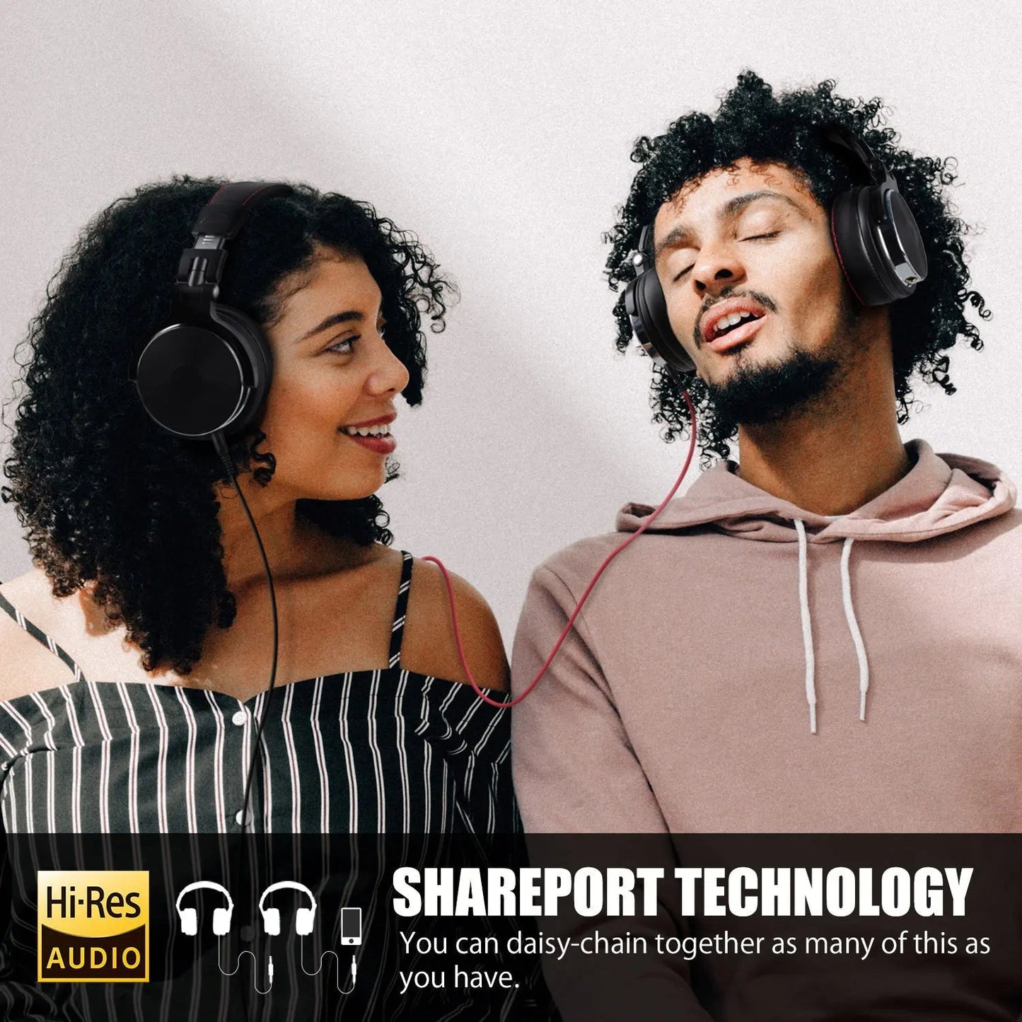 π§ OneOdio Professional Studio DJ Headphones with Microphone β Wired Over - Ear Hi - Res Audio Headset for Music, Mixing, Monitoring & Phone Use - RELUX.STORE