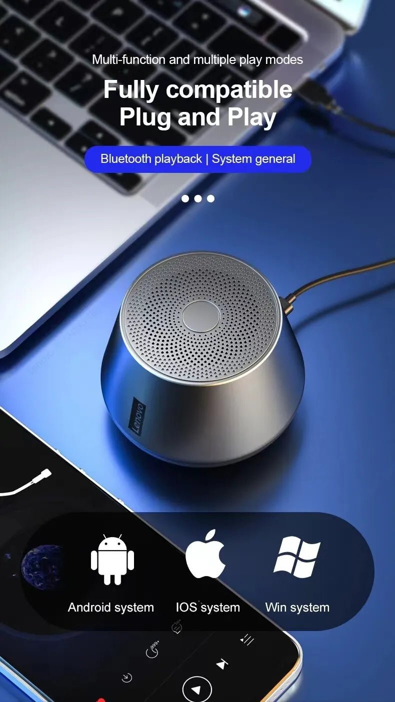 Original Lenovo K3 Pro Bluetooth V5.0 Speaker Big Audio With Deep Bass Sound Outdoor Soundbox Music Portable Camping Loudspeaker - RELUX.STORE