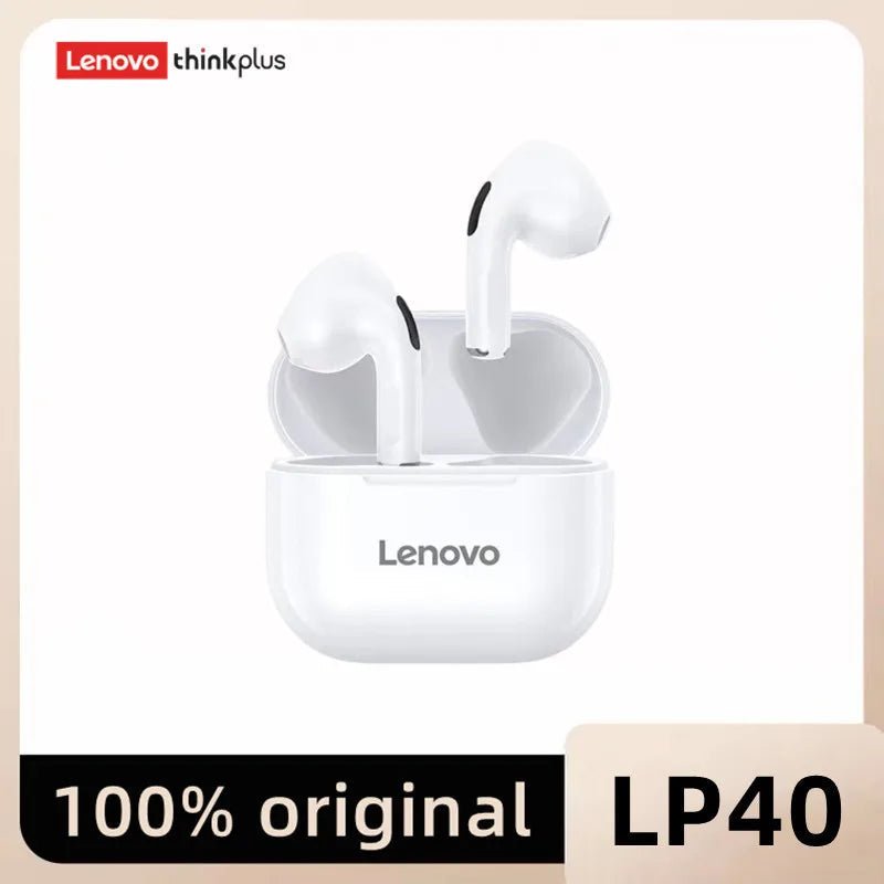 Original Lenovo LP40 Bluetooth 5.0 Earphones – Immersive HiFi Sound TWS with Microphone, Touch Control & Long Standby - RELUX.STORE