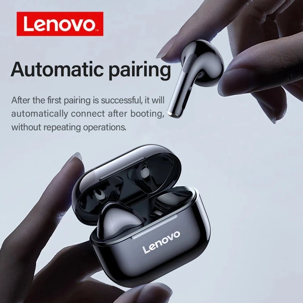 Original Lenovo LP40 Bluetooth 5.0 Earphones – Immersive HiFi Sound TWS with Microphone, Touch Control & Long Standby - RELUX.STORE