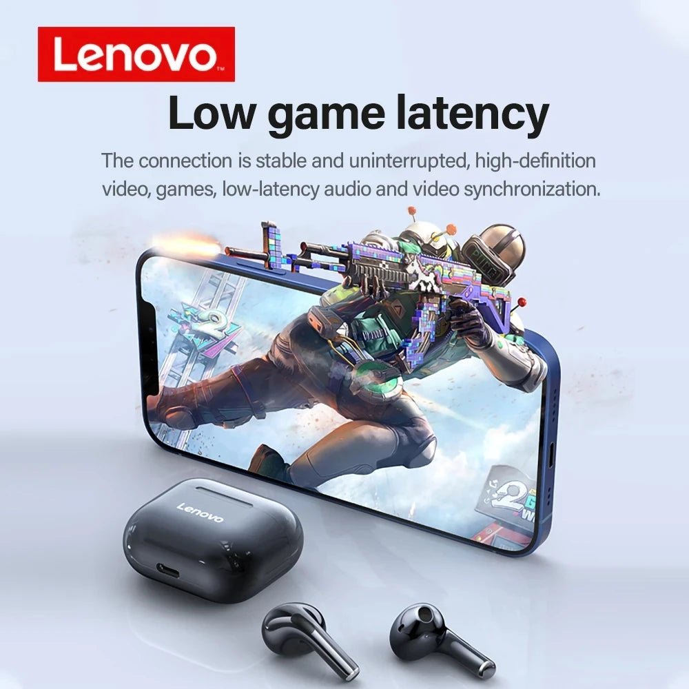 Original Lenovo LP40 Bluetooth 5.0 Earphones – Immersive HiFi Sound TWS with Microphone, Touch Control & Long Standby - RELUX.STORE