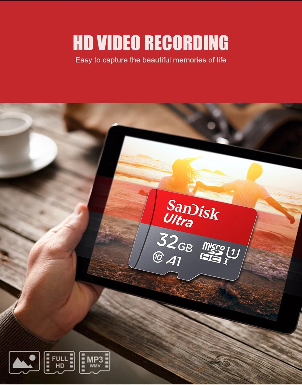 Original SanDisk Micro SD Memory Card 32GB 64GB 128GB 256GB – Class 10 UHS - I TF Flash Card for Smartphone, Camera, Tablet & PC - RELUX.STORE