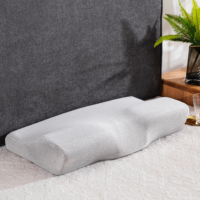 “Orthopedic Memory Foam Pillow for Neck Pain Relief – Butterfly Shaped Cervical Pillow with Slow Rebound Support | Ergonomic Bed Pillow for Deep Sleep & Spinal Alignment” - RELUX.STORE