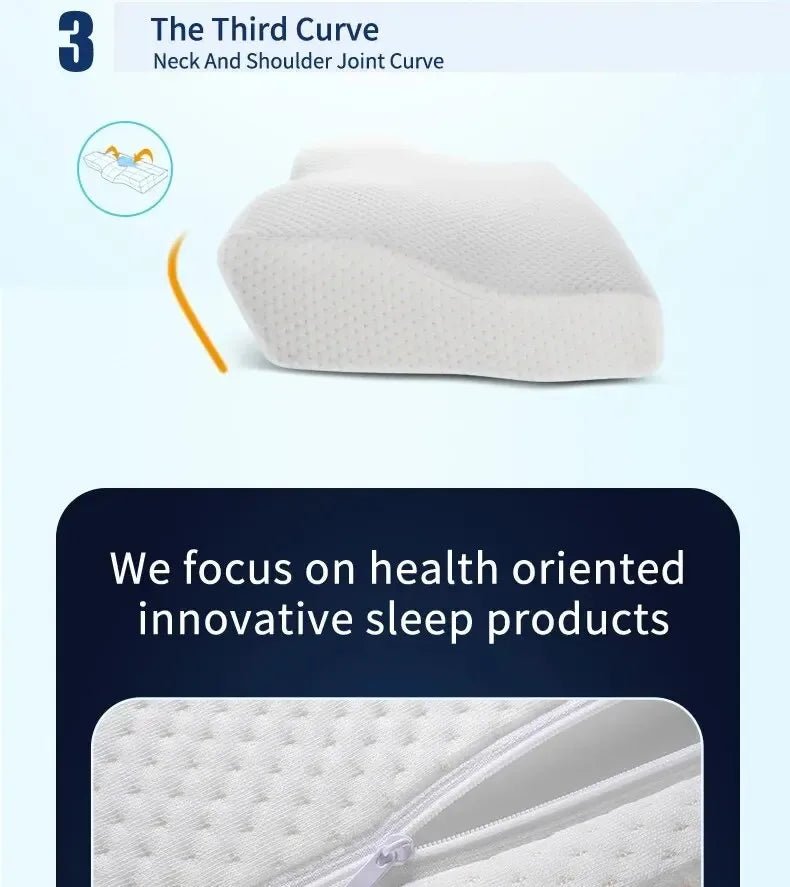 “Orthopedic Memory Foam Pillow for Neck Pain Relief – Butterfly Shaped Cervical Pillow with Slow Rebound Support | Ergonomic Bed Pillow for Deep Sleep & Spinal Alignment” - RELUX.STORE