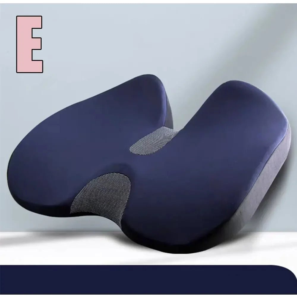 “Orthopedic Memory Foam Seat Cushion – Non - Slip Prostate, Tailbone & Sciatica Pain Relief Pillow for Office Chair, Car & Home Comfort Support” - RELUX.STORE
