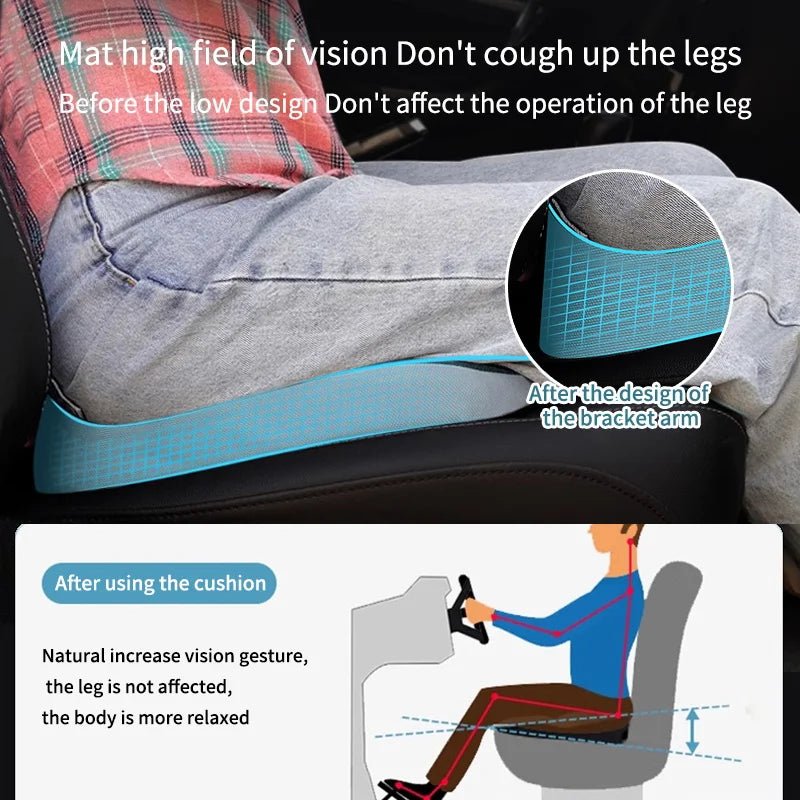 “Orthopedic Memory Foam Seat Cushion – Non - Slip Prostate, Tailbone & Sciatica Pain Relief Pillow for Office Chair, Car & Home Comfort Support” - RELUX.STORE