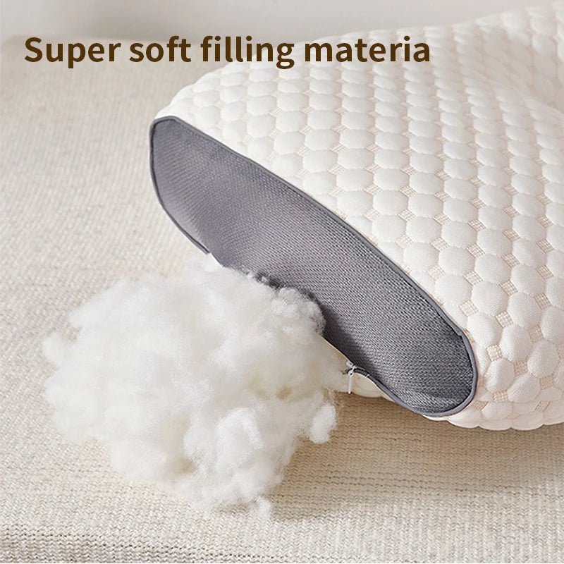 āOrthopedic Soybean Fiber Neck Pillow ā Cervical Support & SPA Massage Design for Deep Sleep, Pain Relief & Neck Protection | Premium Sleep Pillow by Relux.Storeā - RELUX.STORE