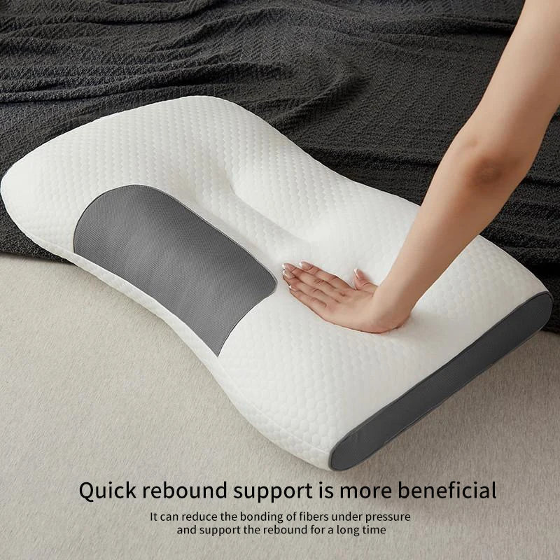 āOrthopedic Soybean Fiber Neck Pillow ā Cervical Support & SPA Massage Design for Deep Sleep, Pain Relief & Neck Protection | Premium Sleep Pillow by Relux.Storeā - RELUX.STORE