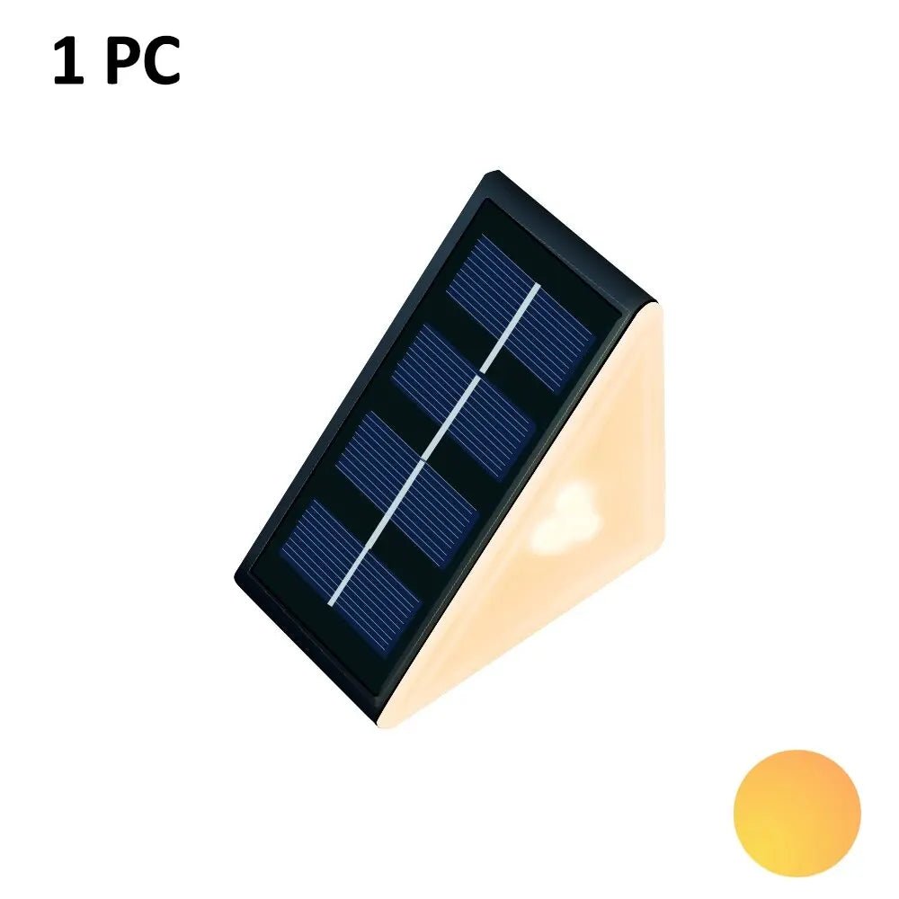 "Outdoor Solar Step Lights – Warm White & RGB, IP67 Waterproof, Auto - On LED Lights for Patio, Yard, Driveway & Porch Decoration" - RELUX.STORE