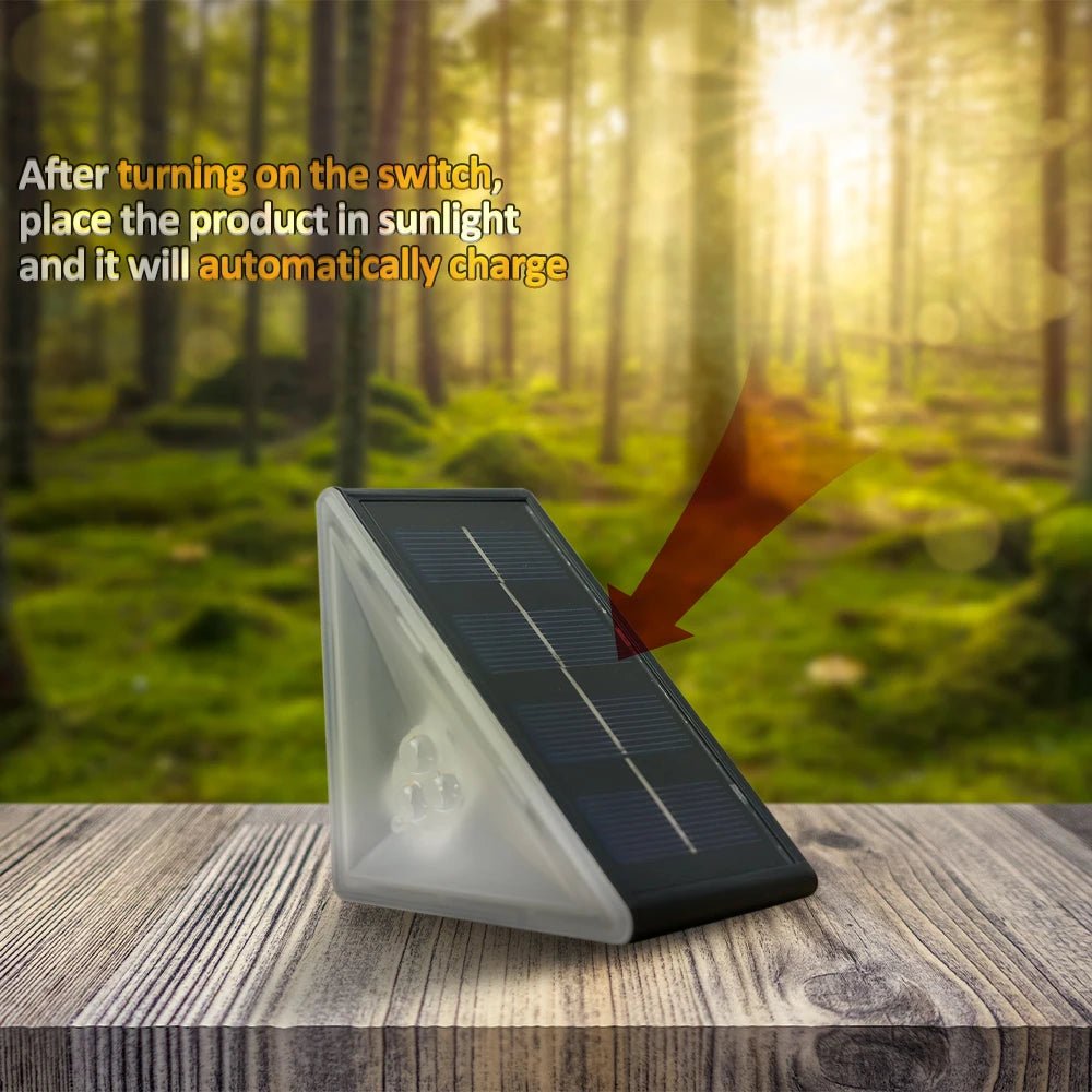 "Outdoor Solar Step Lights – Warm White & RGB, IP67 Waterproof, Auto - On LED Lights for Patio, Yard, Driveway & Porch Decoration" - RELUX.STORE