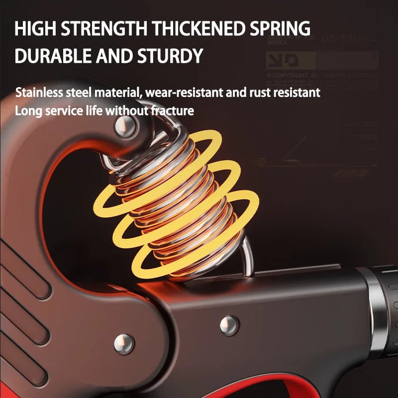 "OUZEY 5 - 100kg Adjustable Grip Strength Hand Exerciser – Wrist Expander & Muscle Recovery Trainer for Gym & Fitness by Relux.Store" - RELUX.STORE