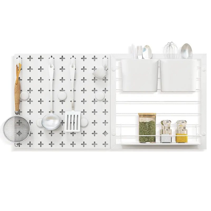 Pegboard Combination Kit Combination Wall Organizer with Magnets and Hooks - RELUX.STORE